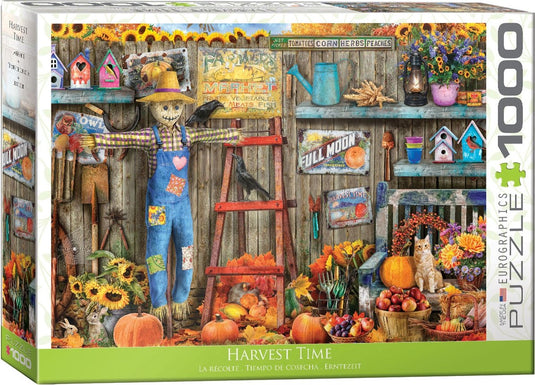 Eurographics - oogsttijd [harvest time] - 1000 stukjes 68×48cm (b×h) - legpuzzel