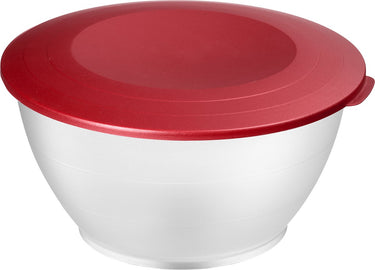 Westmark voorraadpot serveerschaal, met deksel, inhoud: 6,5 liter, kunststof, bpa-vrij, olympia, kleur: transparant rood, 2419221r