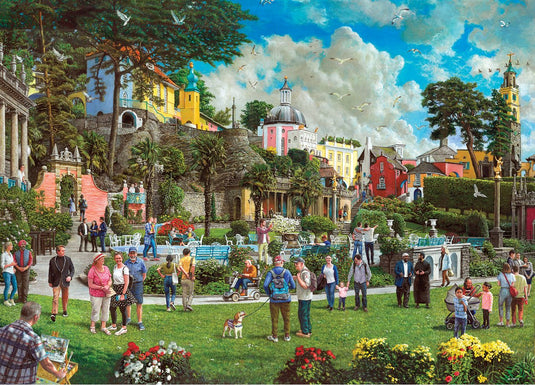 Gibsons - portmeiron (door bryan evans) - 1000 stukjes 68×49cm (b×h) - legpuzzel voor volwassenen