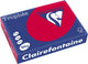 Clairefontaine trophée intens, gekleurd papier, a4, 160 g, 250 vel, kersenrood