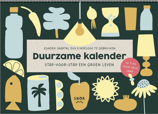 Merkloos sans marque duurzame kalender