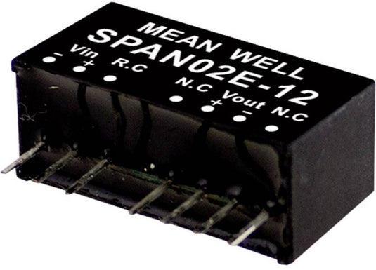 Mw mean well span02b-15 dc dc-convertermodule 134 ma 2 w aantal uitgangen: 1 x inhoud 1 stuk(s)