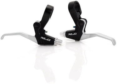 Xlc remgreep bl-v01 – voor v-brake – duimschakelaar – aluminium – zwart zilver - links