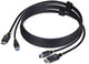 Startech .com 1,8m displayport en usb kvm kabel, 5gbps, 4k 60hz, hdr10, dp 1.2 en usb combo kabel voor kvm switches
