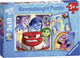 Ravensburger - inside out; emotioneel avontuur - legpuzzel - 3 x 49 stukjes