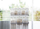 Yamazaki voorraadbussen met rek - tower - wit