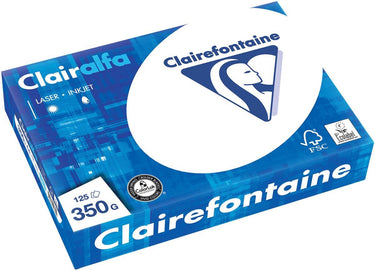 Clairefontaine clairalfa papier a4 350g 125v