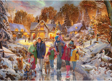 Gibsons - boxing day stroll (door simon mendez) - 500 stukjes 48×34cm (b×h) - legpuzzel voor volwassenen