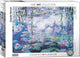 Eurographics - waterlelies, weerkaatsing van de wilg [nymphéas, reflets de saule] - claude monet - 1000 stukjes 68×48cm (b×h) - fine art legpuzzel