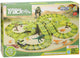 Lobbes speelgoed bv dinotrack - racebaan met dino's - 200-delige set - 3+ jaar