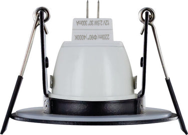 Integral mini inbouwspot zwart ip65 | zaagmaat 4.5cm | voor mr11 gu4 of par11 gu10 ø3.5cm