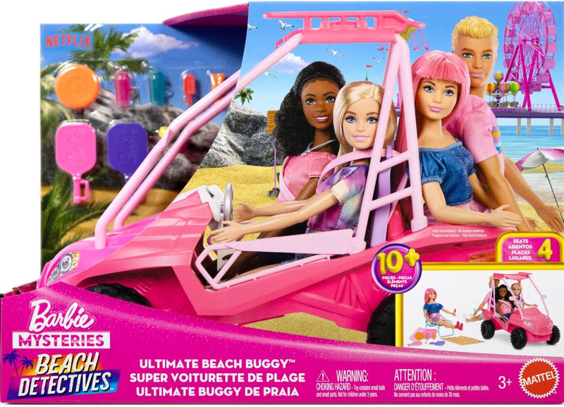 Load image into Gallery viewer, Mattel barbie mysteries beach detectives beach buggy
