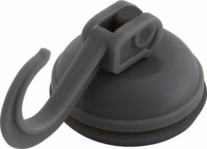 Eurotrail zuignap met haak - tot 6kg - 2 stuks - charcoal