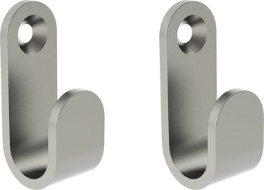 Tiger simple - handdoekhaak - 2 stuks - rvs geborsteld