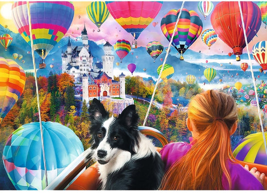 Trefl puzzel - spiraal ballonfestival - 1040 stukjes karton.