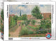 Eurographics - de moestuin in éragny, bewolkte ochtend [le potager à eragny, temps couvert, matin] - camille pissarro - 1000 stukjes 68×48cm (b×h) - fine art legpuzzel
