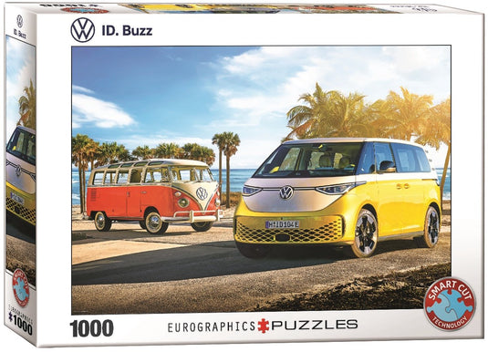 Eurographics volkswagen - vw id buzz - 1000 stukjes 68×48cm (b×h) - legpuzzel