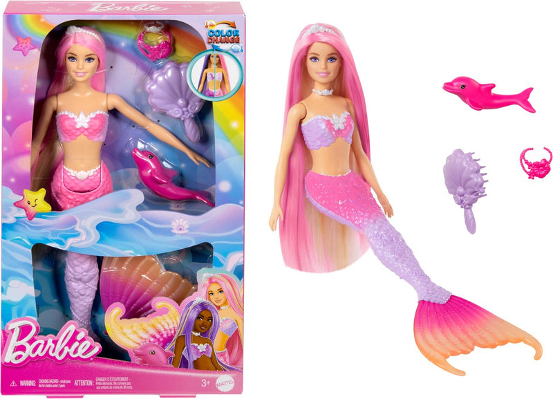 Load image into Gallery viewer, Barbie a touch of magic zeemeermin modepop roze
