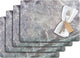 Westmark set placemats, 4-delige set, saleen collectie marmor - grijs - 43,5 x 30 cm