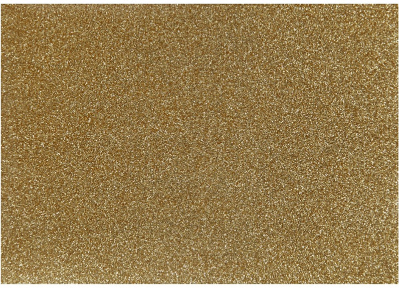 Load image into Gallery viewer, Creativ company opstrijkfolie glitter goud, a5
