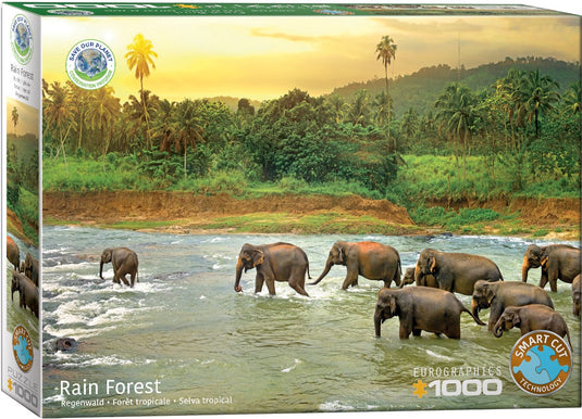 Eurographics - red de planeet! regenbos [save the planet! rain forest] - 1000 stukjes 68×48cm (b×h) - legpuzzel