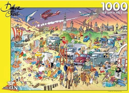 Puzzelman puzzel - strand - danker jan (1000)