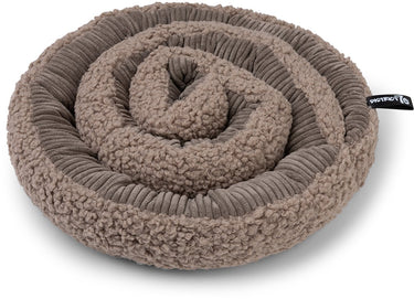 District 70 swirl – snuffelmat voor honden | stimuleert speurgedrag mentale activiteit - taupe - ø 34 cm