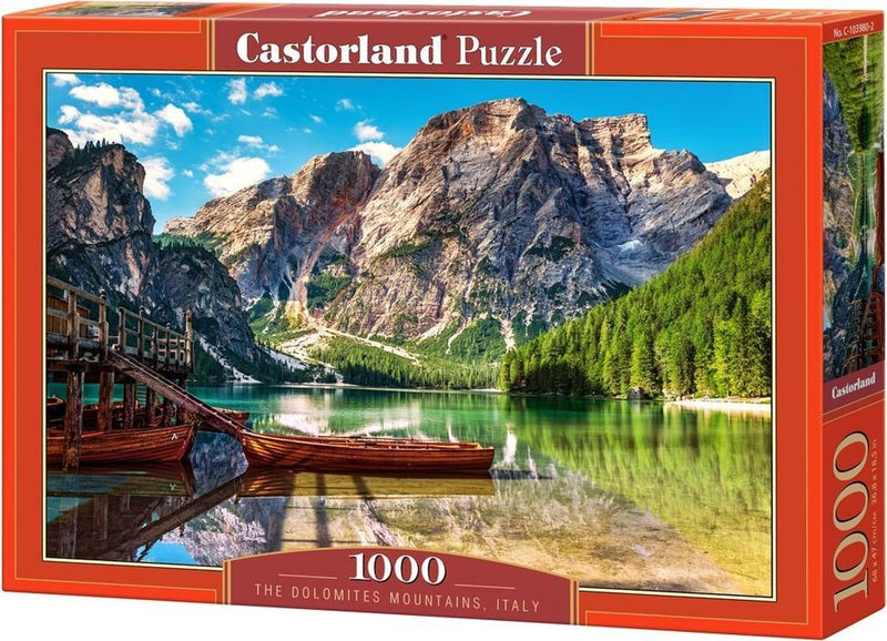 Load image into Gallery viewer, Castorland the dolomites mountains, italy – puzzel – 1.000 stukjes – satijnen afwerking – perfecte pasvorm – europese kwaliteit
