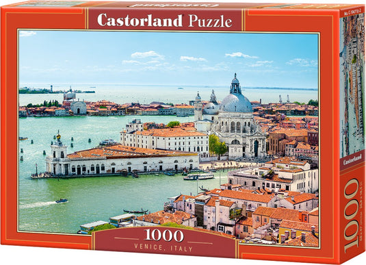 Castorland venice, italy – puzzel – 1.000 stukjes – satijnen afwerking – perfecte pasvorm – europese kwaliteit