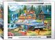 Eurographics - de jeep wagoneer laden [loading the jeep wagoneer] - bigelow illustrations - 1000 stukjes 68×48cm (b×h) - legpuzzel