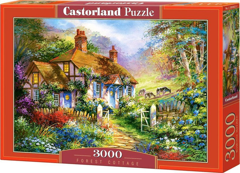 Load image into Gallery viewer, Castorland legpuzzel forrest cottage, 3000st.
