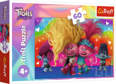 Trefl puzzel - 60 stukjes - vriendelijke trolls universal trolls 3.