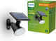 Philips led philips jivix solar wandlamp - zwart