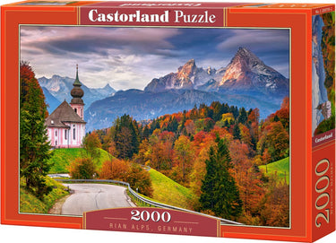 Castorland autumn in bavarian alps – puzzel – 2.000 stukjes – satijnen afwerking – perfecte pasvorm – europese kwaliteit