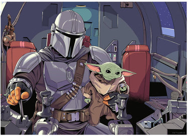 Ravensburger puzzel star wars the mandalorian - 1000 stukjes legpuzzel.