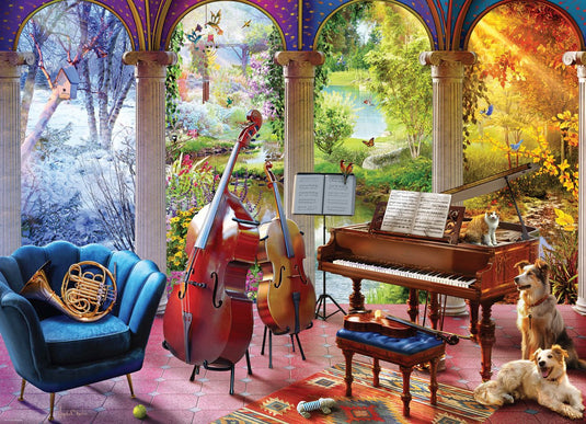 Eurographics - vier seizoenen [four seasons] - angelo bonito - 1000 stukjes 68×48cm (b×h) - legpuzzel