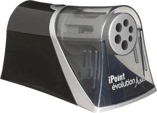Westcott puntenslijper - ipoint evolution axis - netstroom - 6 slijpgaten - zwart - ac-e15509