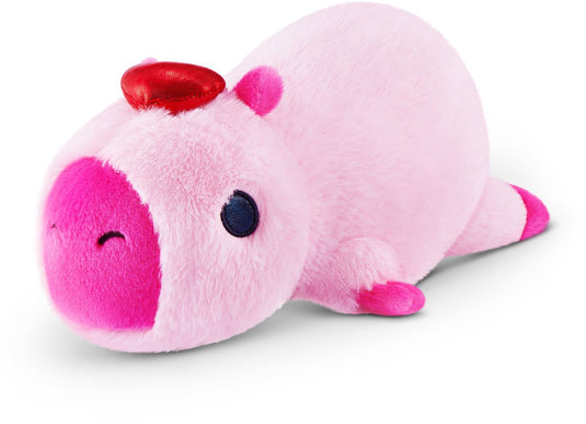 Zuru knuffel capibara verzwaard pluche 35 cm knuffeldier comfort.