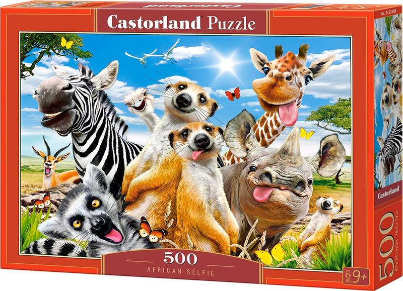 Load image into Gallery viewer, Castorland legpuzzel african selfie, 500st.
