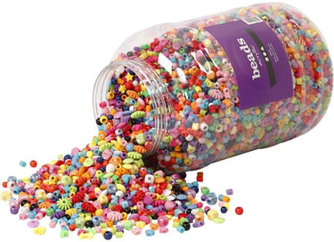 Creativ company https: www.cchobby.nl emmer-met-plastic-kralen-afm-6-20-mm-gatgrootte-1-5-6-mm-ca-8100-stuk-3000-gr-5700-ml-1-emmer