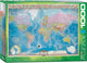 Eurographics - kaart van de wereld [map of the world] - 1000 stukjes 68×48cm (b×h) - legpuzzel