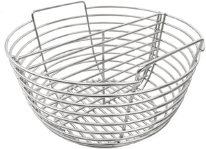 Patton rvs houtskoolmand voor 20 en 21 large kamado - 35,5 x 34,5 x 20,5 cm