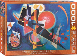 Eurographics - in blauw [im blau] - wassily kandinsky - 1000 stukjes 68×48cm (b×h) - fine art legpuzzel