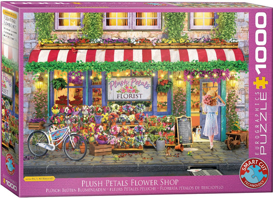 Eurographics - pluche bloemblaadjes bloemist [plush petals florist] - paul normand - 1000 stukjes 68×48cm (b×h) - legpuzzel