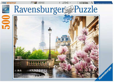 Ravensburger puzzel lente in parijs - legpuzzel - 500 stukjes