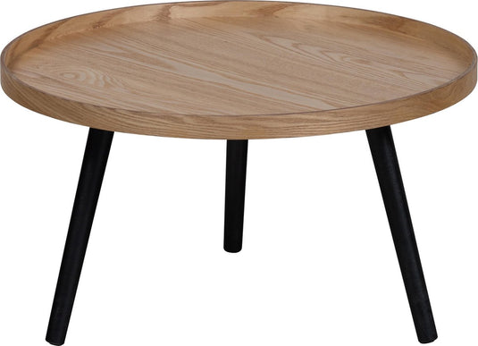 Woood mesa bijzettafel l - hout - naturel - 34xø60