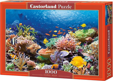 Castorland legpuzzel coral reef fishes, 1000st.