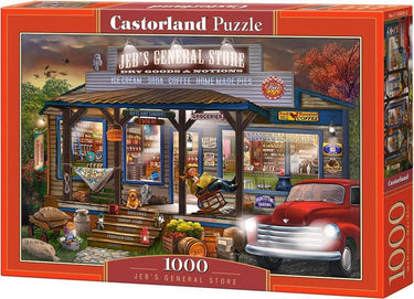 Castorland jeb's general store - puzzel - 1.000 stukjes – satijnen afwerking – perfecte pasvorm – europese kwaliteit
