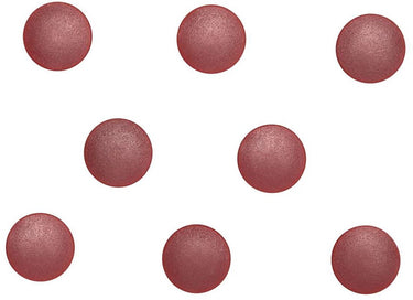 Maul magneet solid rond 8 stuks 0,3 kg kunststof ferriet bruchsicher ø 2 x 0.75 cm rood