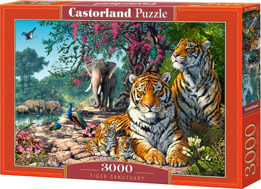 Castorland tiger sanctuary – puzzel – 3.000 stukjes – satijnen afwerking – perfecte pasvorm – europese kwaliteit